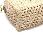 Louis Vuitton Shoulder Bag Nano Speedy Natural Tan Raffia — view 5