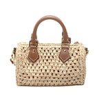 Louis Vuitton Shoulder Bag Nano Speedy Natural Tan Raffia — view 3
