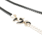 Chanel Necklace CC Logo Pearl — view 6