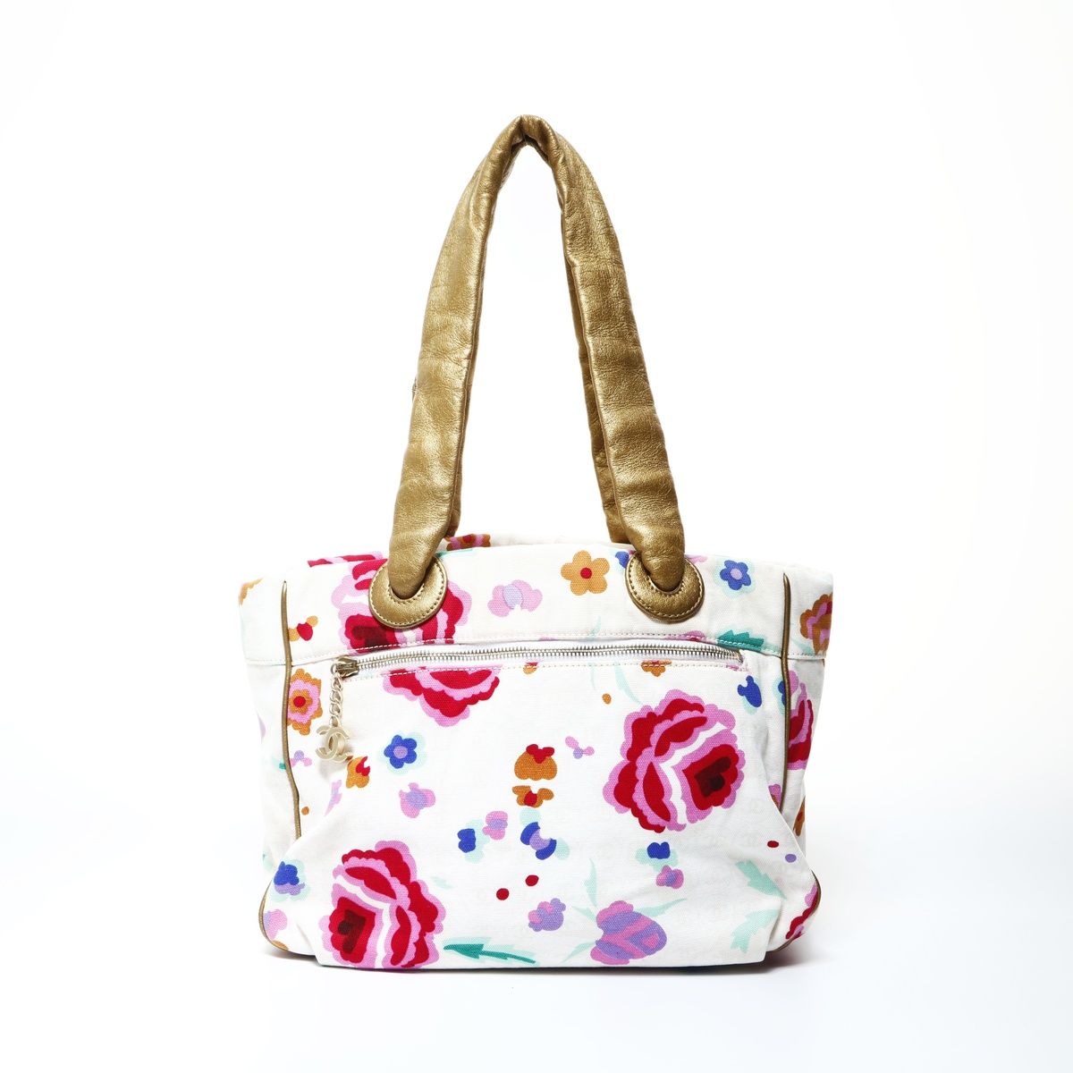 Chanel Tote Canvas Floral Pattern — view 2