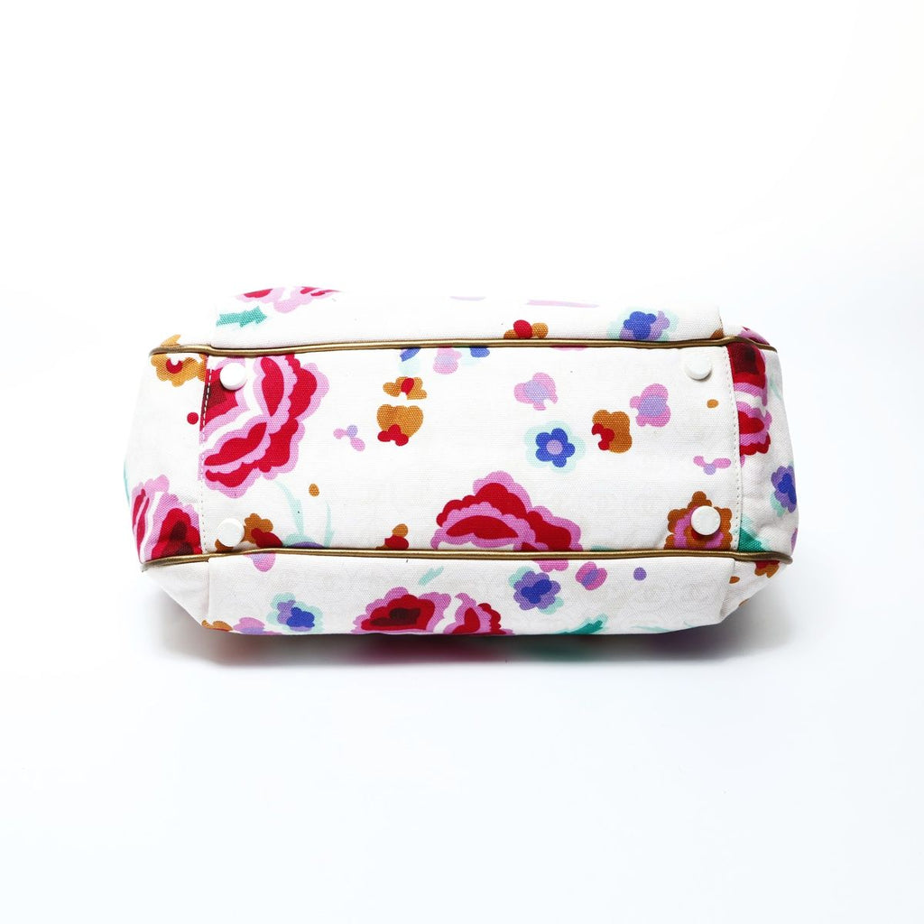 Chanel Tote Canvas Floral Pattern — view 8