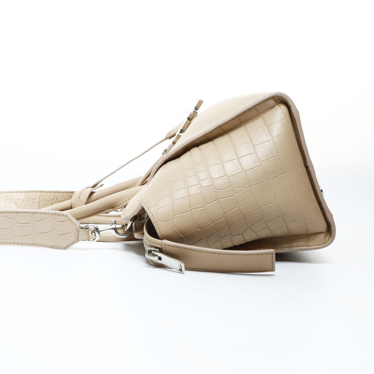 Saint Laurent Yves Handbag Downtown Cabas 2-Way Embossed — view 3