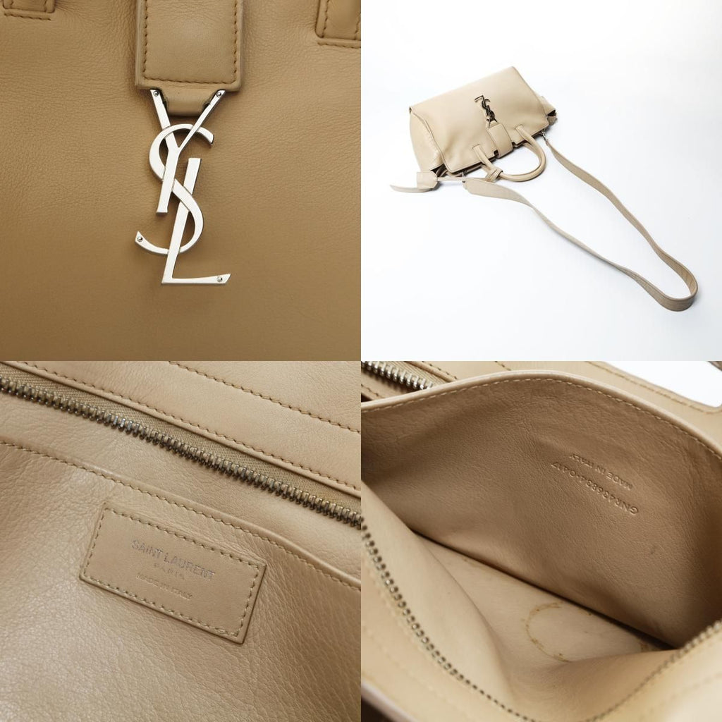 Saint Laurent Yves Handbag Downtown Cabas 2-Way Embossed — view 8