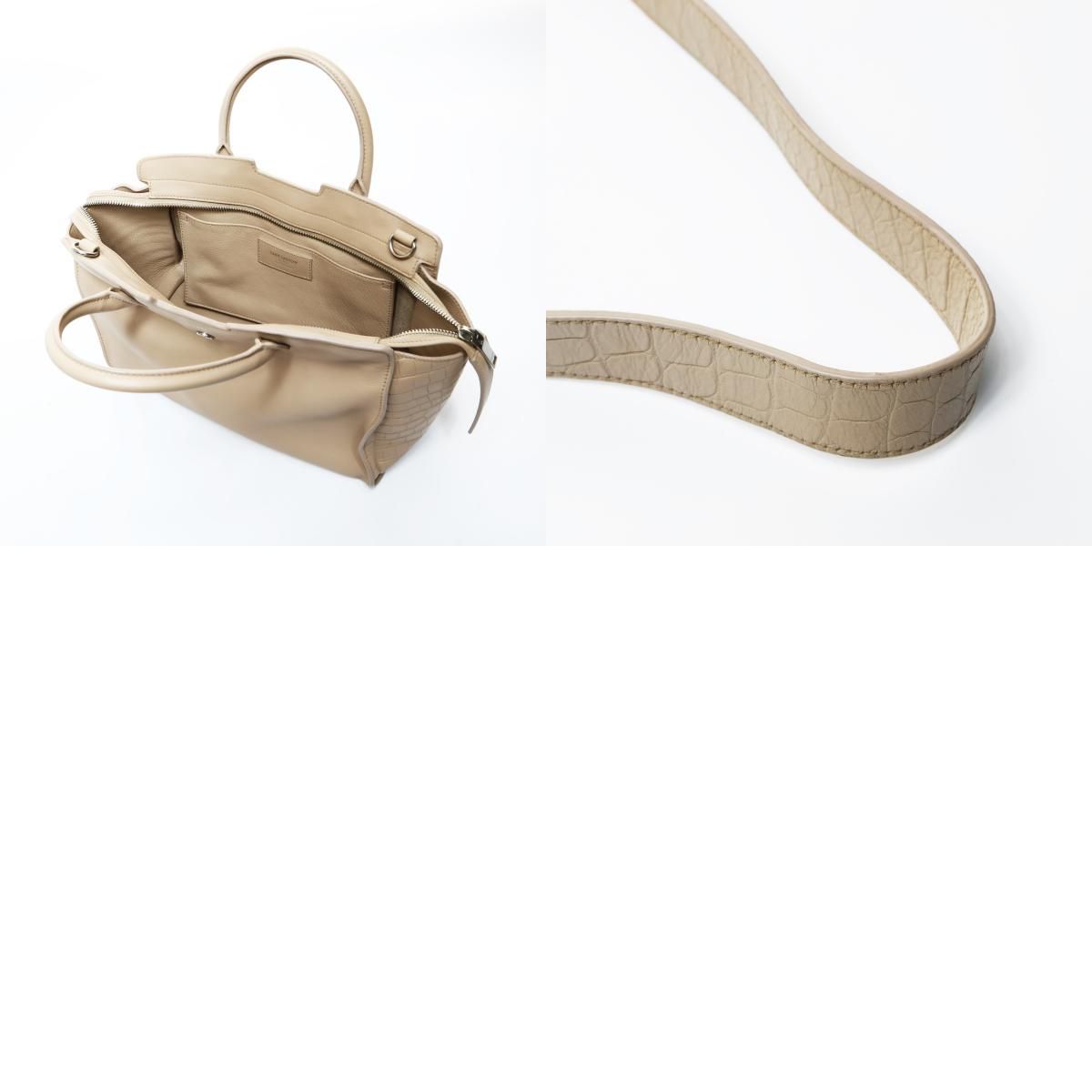 Saint Laurent Yves Handbag Downtown Cabas 2-Way Embossed — view 9