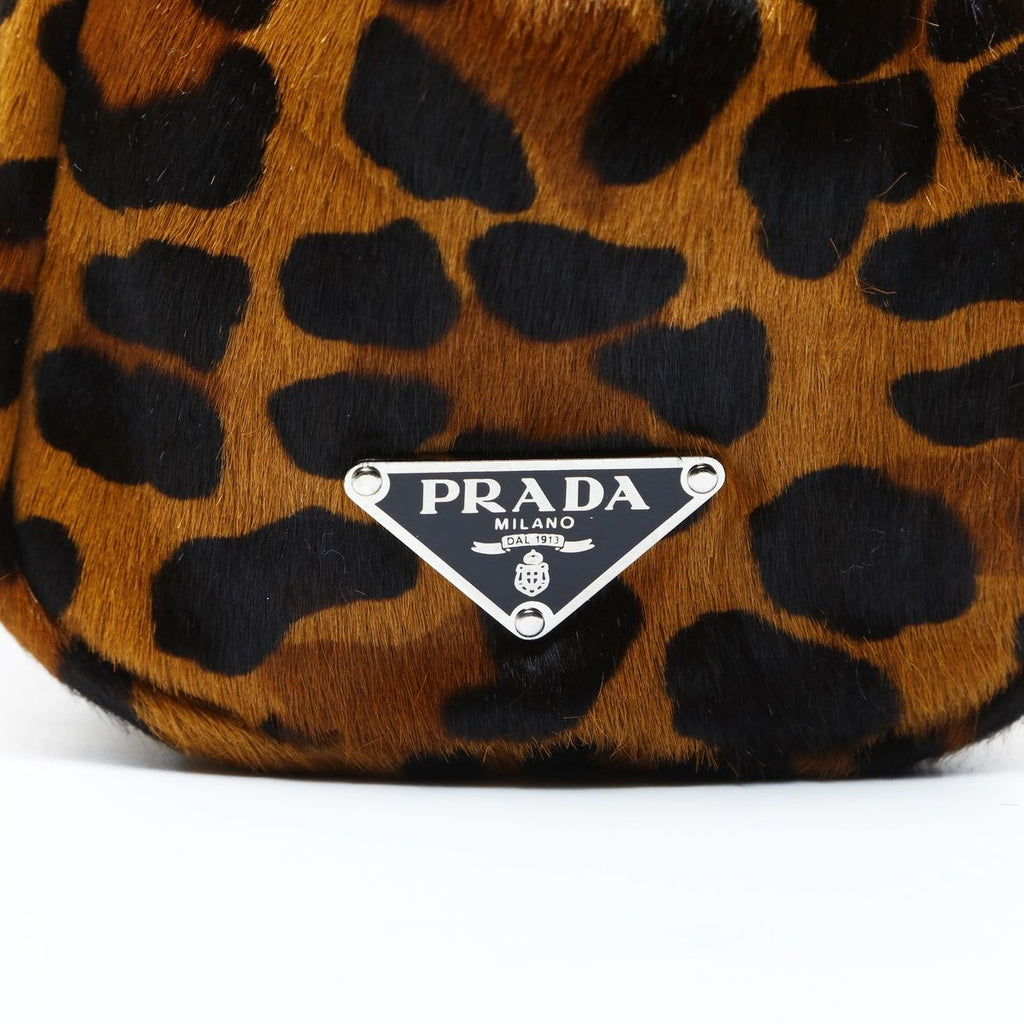 Prada Handbag Calf Hair Leopard — view 8