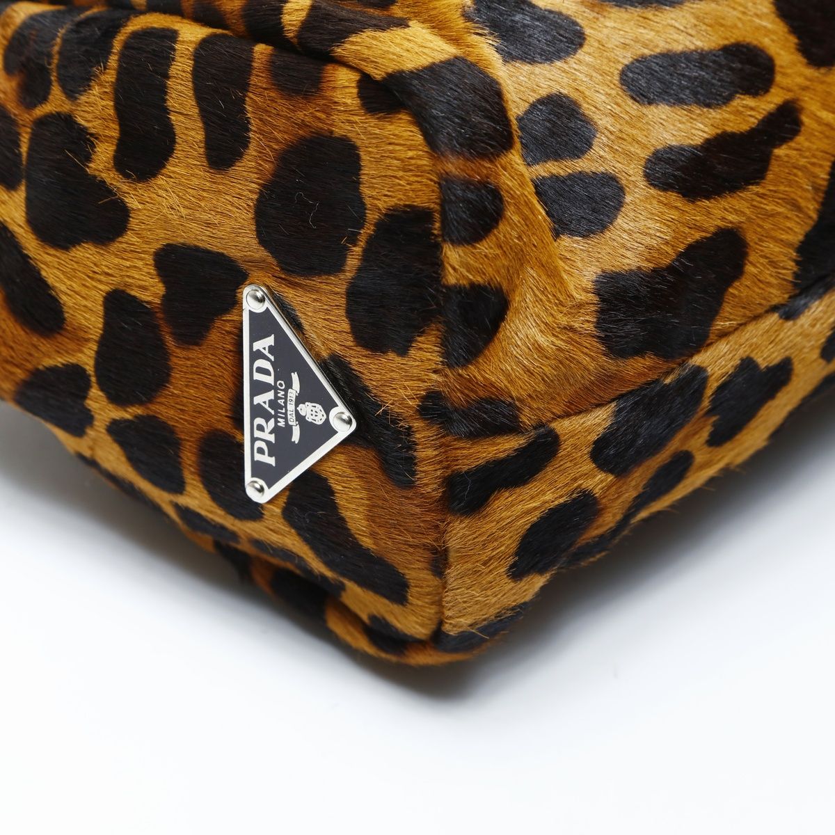 Prada Handbag Calf Hair Leopard — view 5