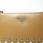 Prada Shoulder Bag Bijoux Patent Leather Pouch — view 8
