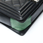 Chanel Shoulder Bag Boy Lambskin Mini Stingray — view 5