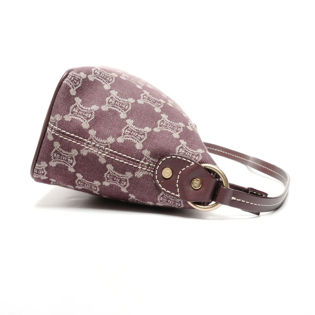 Celine Shoulder Bag Macadam Canvas Hobo — view 4