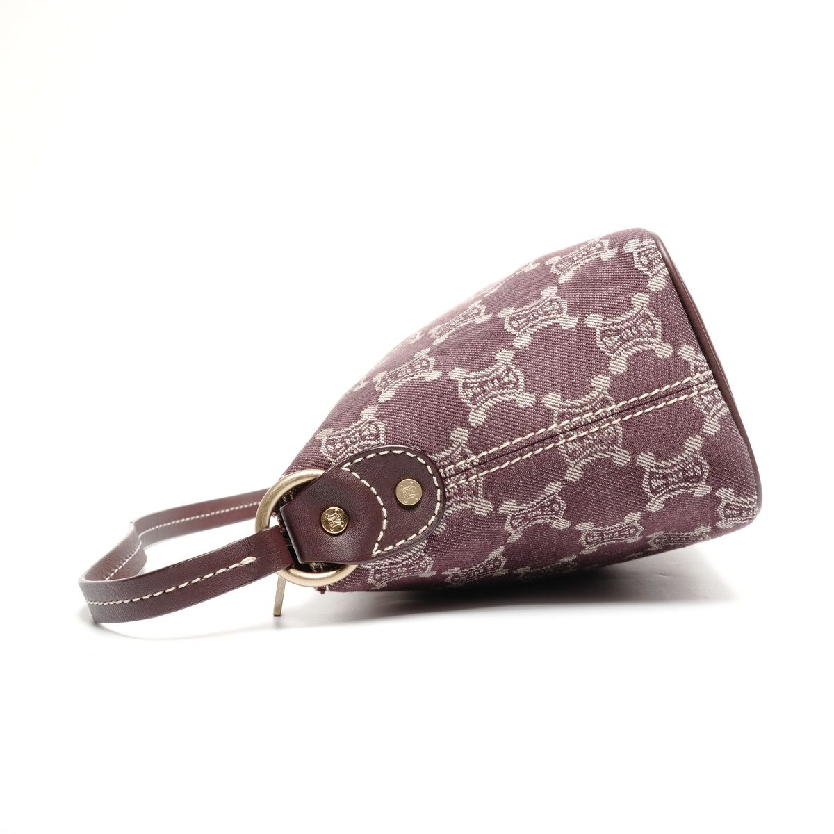 Celine Shoulder Bag Macadam Canvas Hobo — view 3