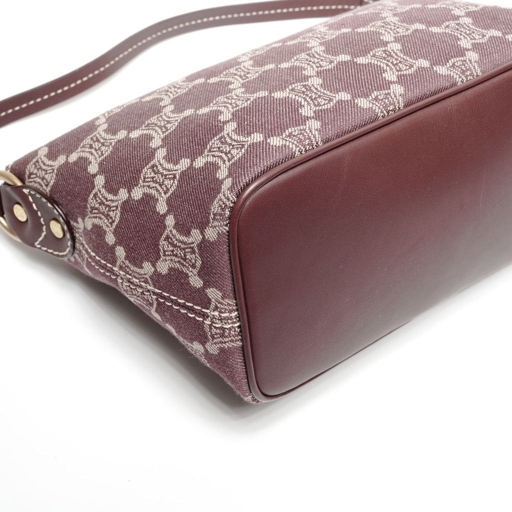 Celine Shoulder Bag Macadam Canvas Hobo — view 5