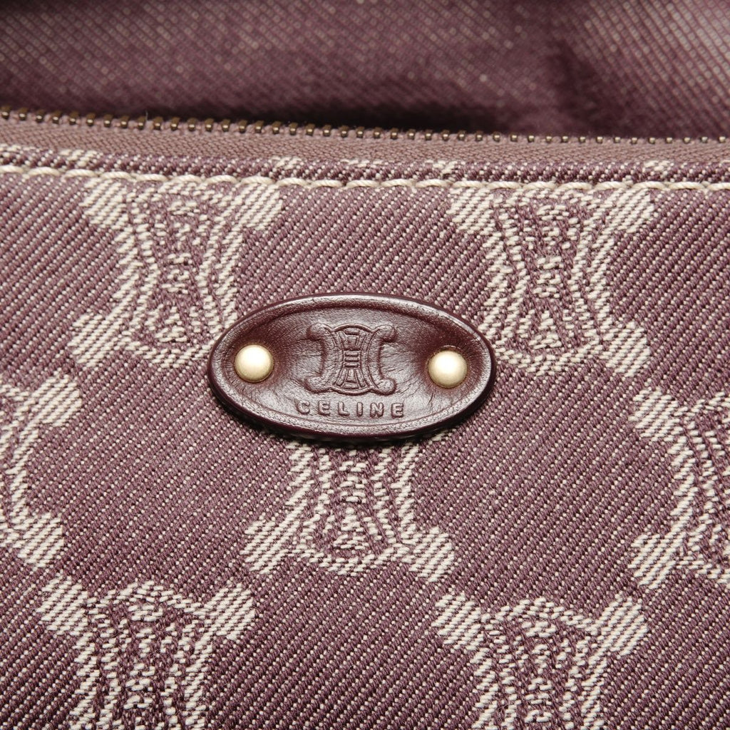 Celine Shoulder Bag Macadam Canvas Hobo — view 9