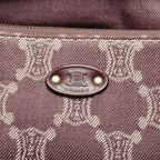 Celine Shoulder Bag Macadam Canvas Hobo — view 9