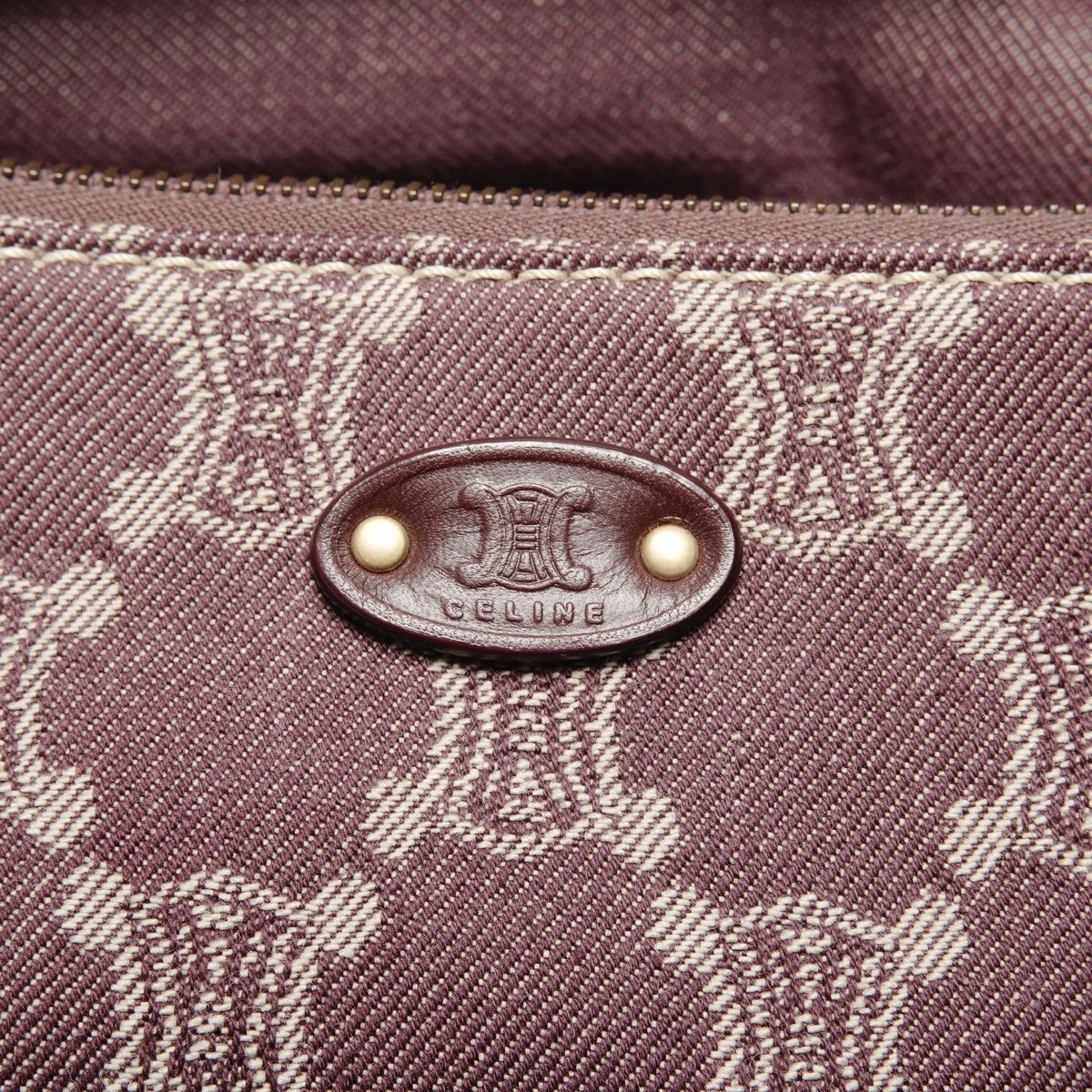 Celine Shoulder Bag Macadam Canvas Hobo — view 9