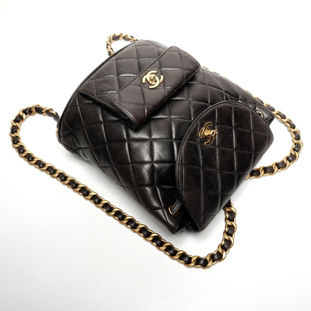 Chanel Backpack Lambskin Duma Quilted — view 8