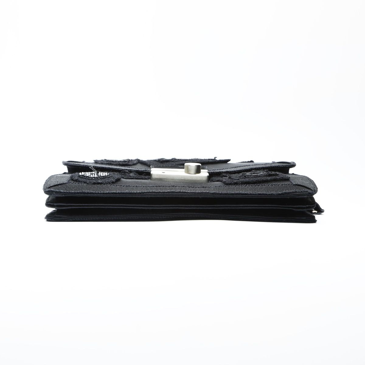 Prada Shoulder Bag Satin Bead Embroidery Sound Braid — view 8