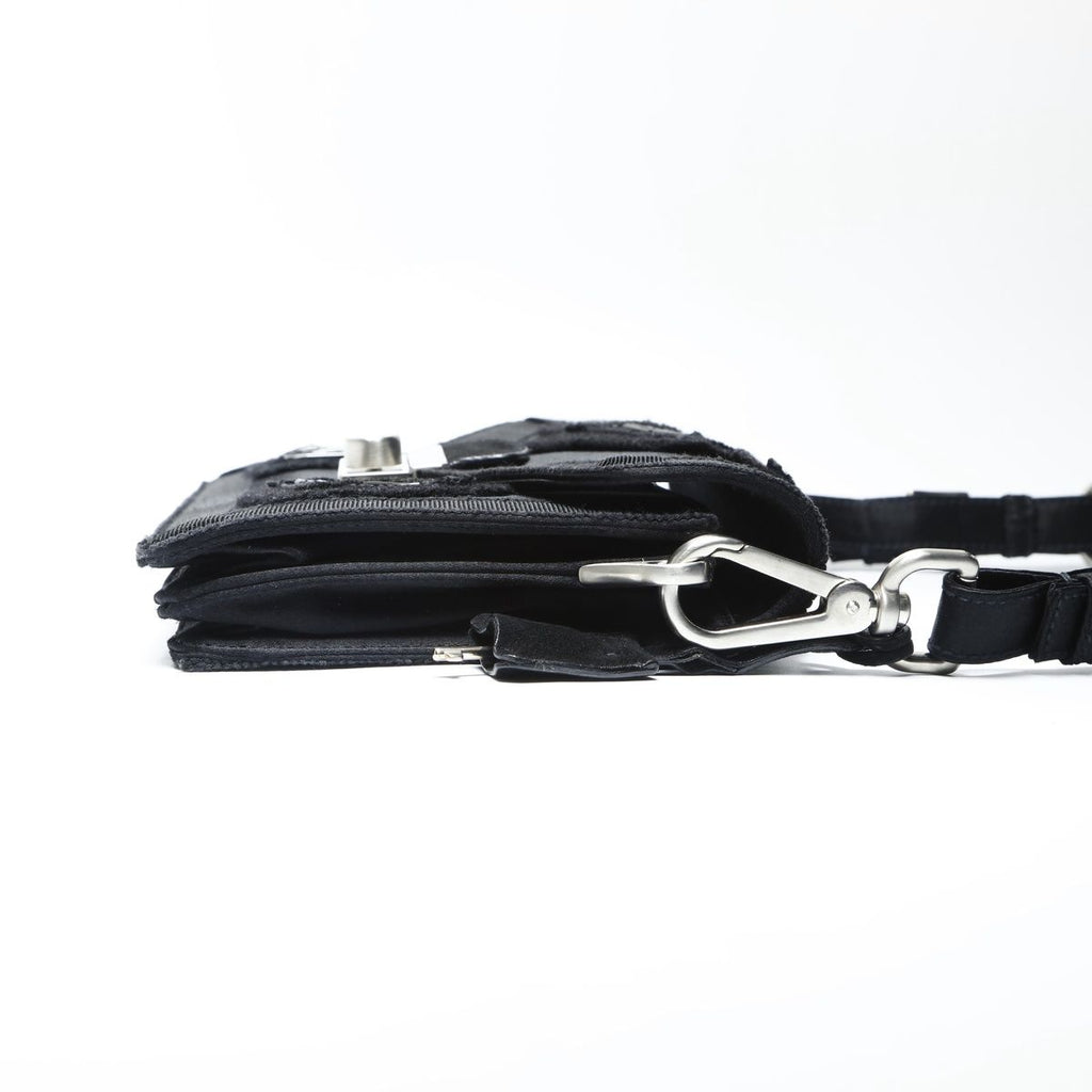 Prada Shoulder Bag Satin Bead Embroidery Sound Braid — view 5