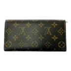 Louis Vuitton Monogram Portefeuille Sarah Brown Long Wallet — view 4