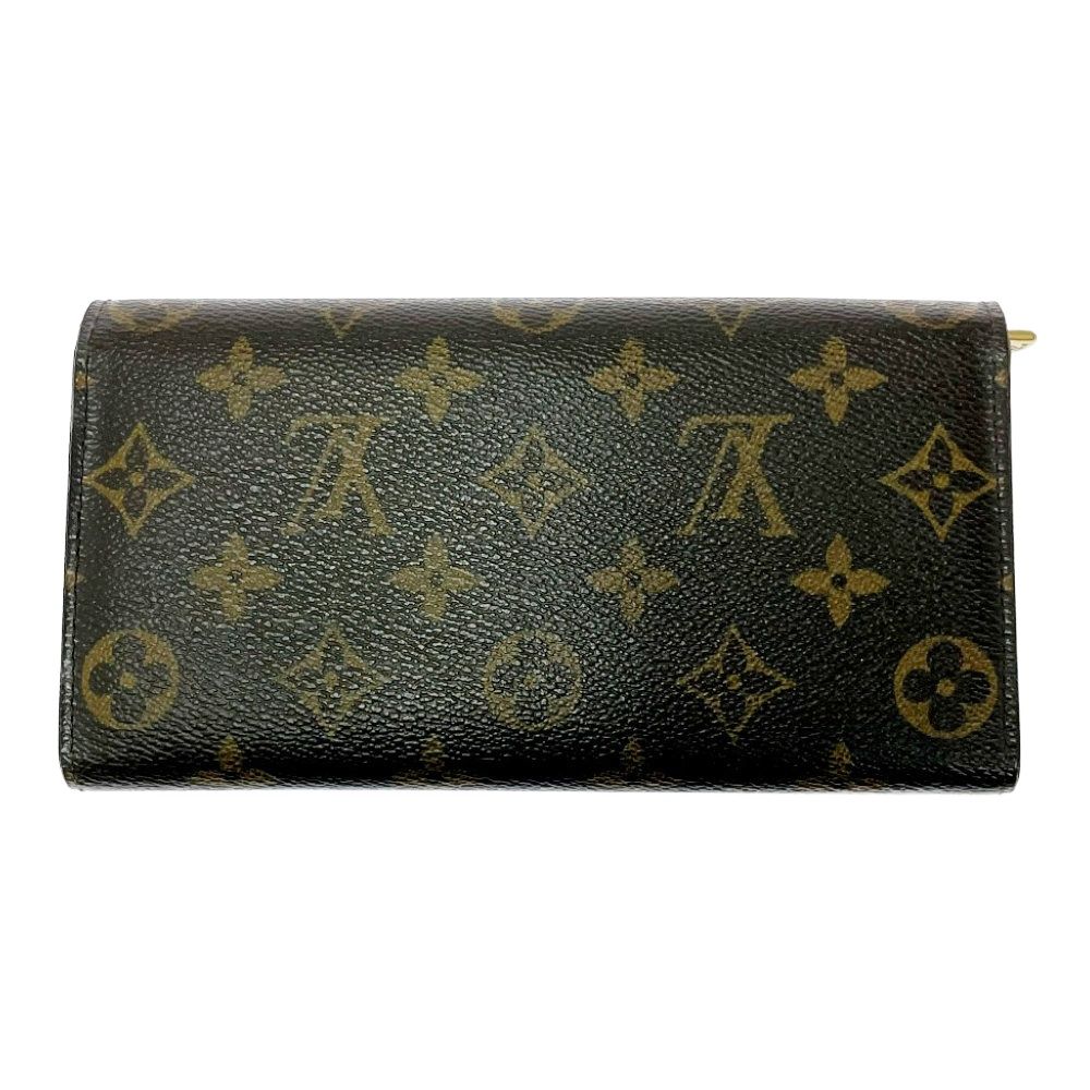 Louis Vuitton Monogram Portefeuille Sarah Brown Long Wallet — view 4