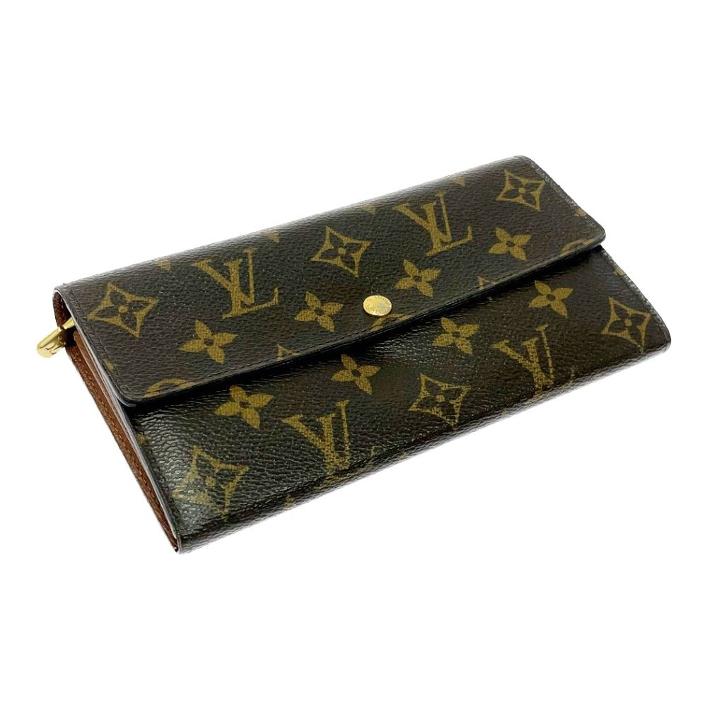 Louis Vuitton Monogram Portefeuille Sarah Brown Long Wallet — view 2