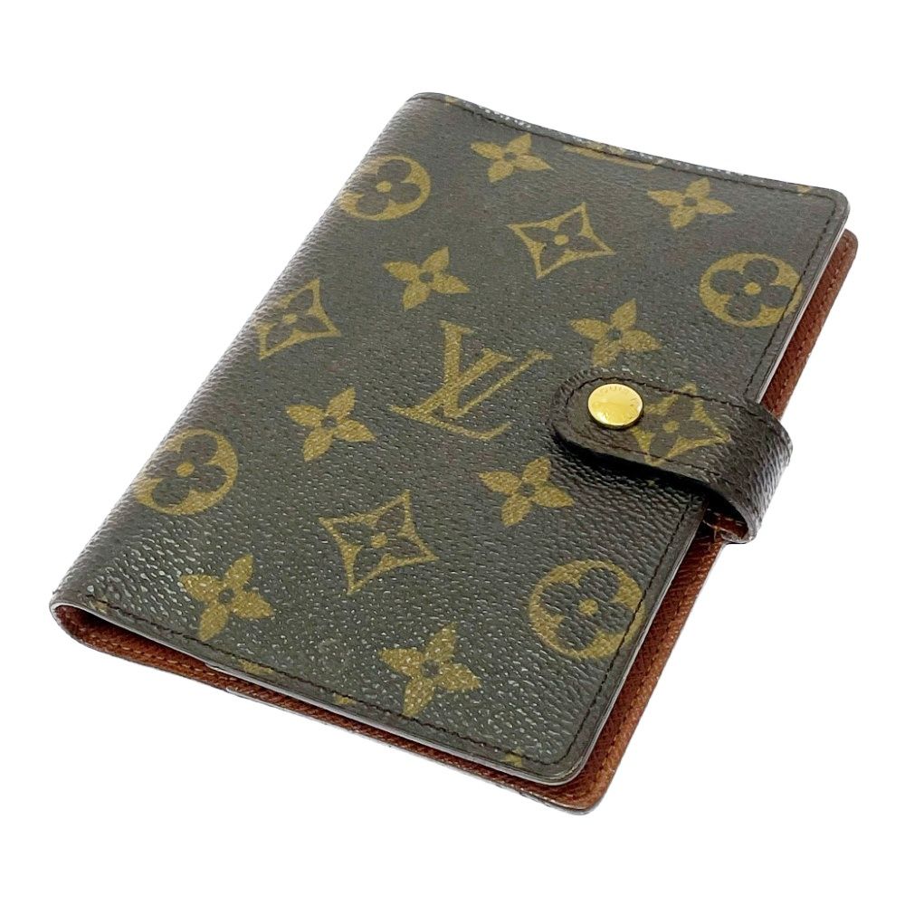 Louis Vuitton Monogram Agenda PM Notebook Cover Brown — view 3