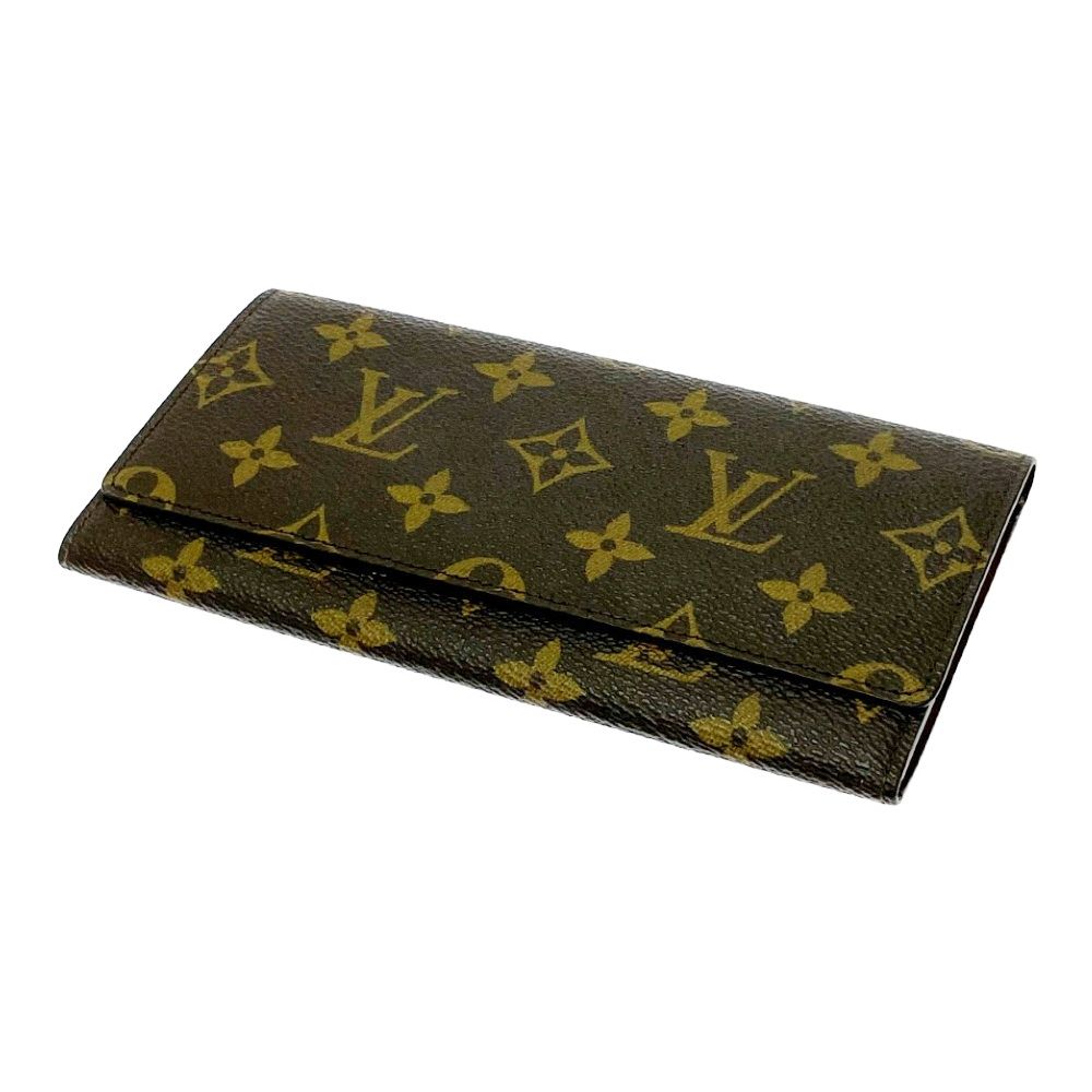 Louis Vuitton Monogram Portefeuille Long Wallet Brown — view 3