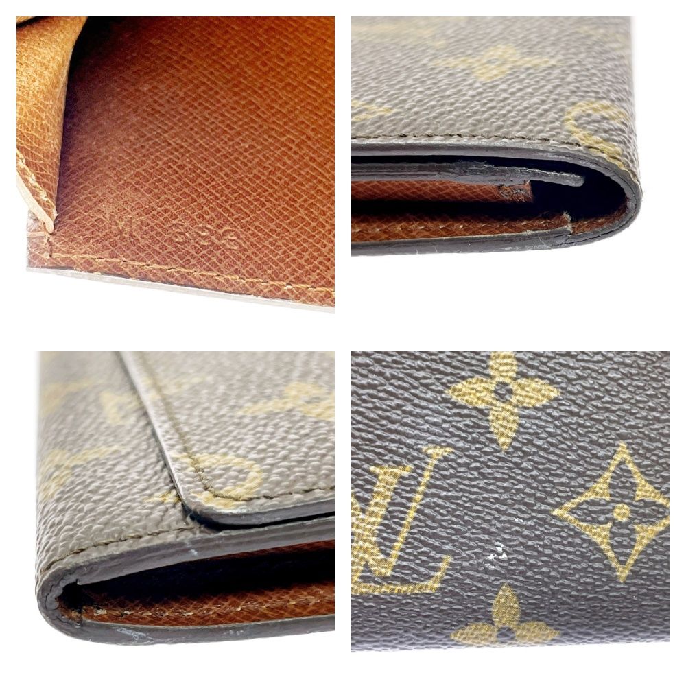 Louis Vuitton Monogram Portefeuille Long Wallet Brown — view 9