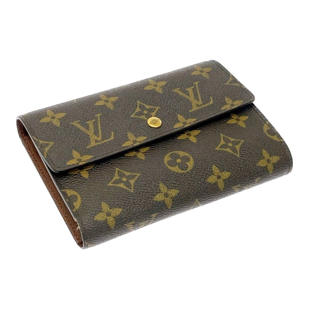 Louis Vuitton Monogram Porte Tresor Etui Papiers Brown — view 2