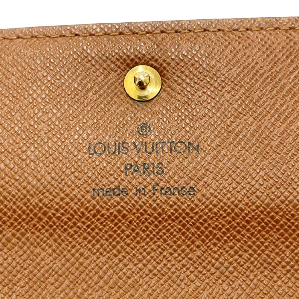 Louis Vuitton Monogram Porte Tresor Etui Papiers Brown — view 6