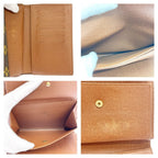 Louis Vuitton Monogram Porte Tresor Etui Papiers Brown — view 8