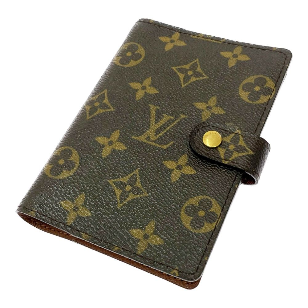 Louis Vuitton Monogram Agenda PM Notebook Cover Brown — view 3