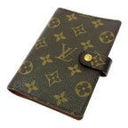 Louis Vuitton Monogram Agenda PM Notebook Cover Brown — view 3