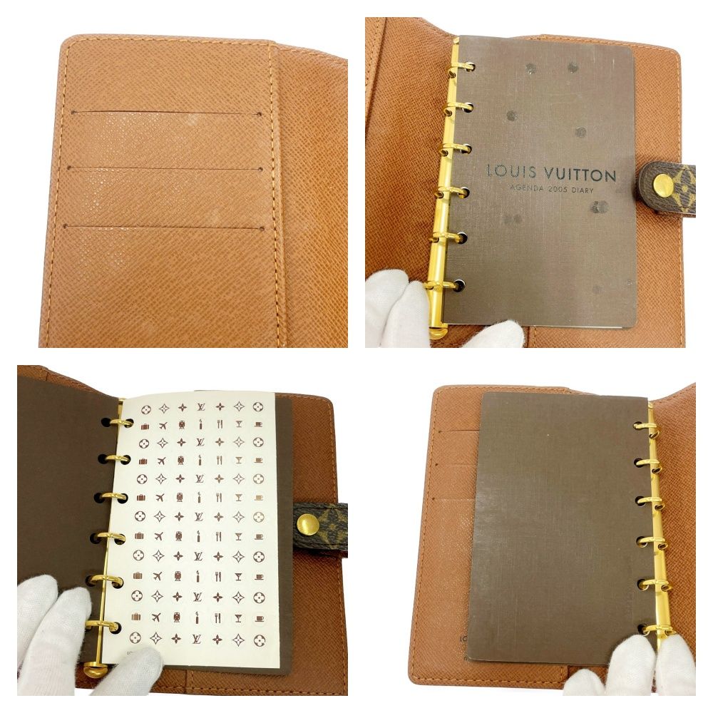 Louis Vuitton Monogram Agenda PM Notebook Cover Brown — view 8