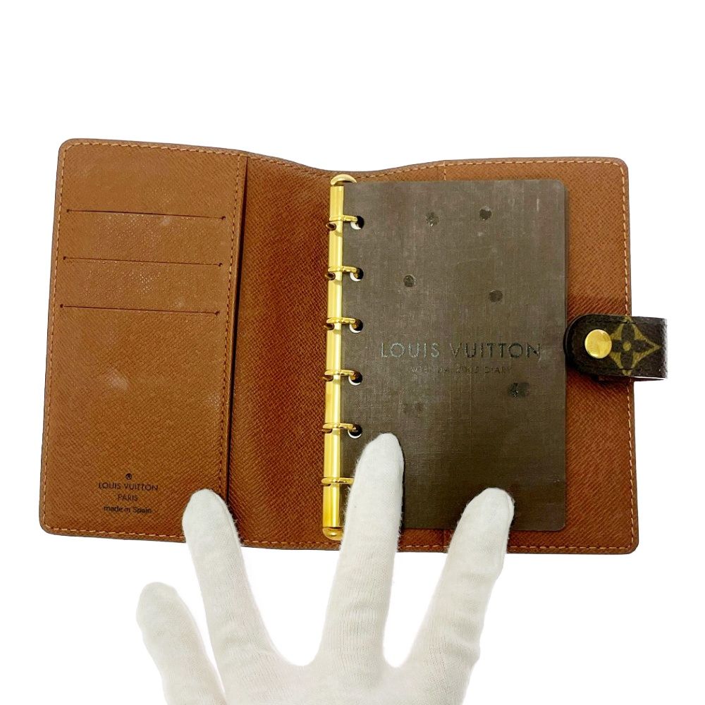 Louis Vuitton Monogram Agenda PM Notebook Cover Brown — view 5