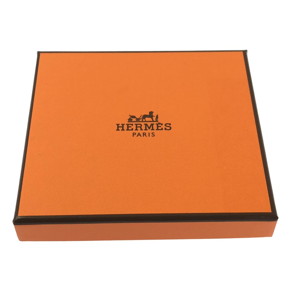 Hermes Bastia Veau Epsom Coin Case White — view 5