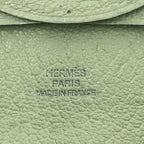 Hermes Bastia Veau Epsom Coin Case White — view 4