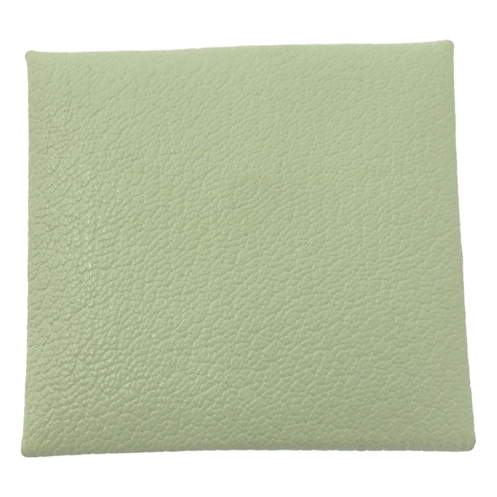 Hermes Bastia Veau Epsom Coin Case White — view 2