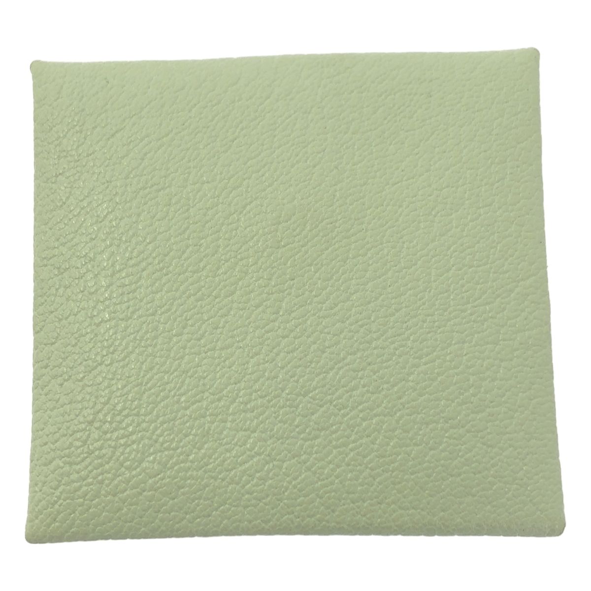 Hermes Bastia Veau Epsom Coin Case White — view 2
