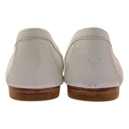 Hermes Kelly Leather Loafer 37 White — view 3