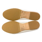 Hermes Kelly Leather Loafer 37 White — view 5