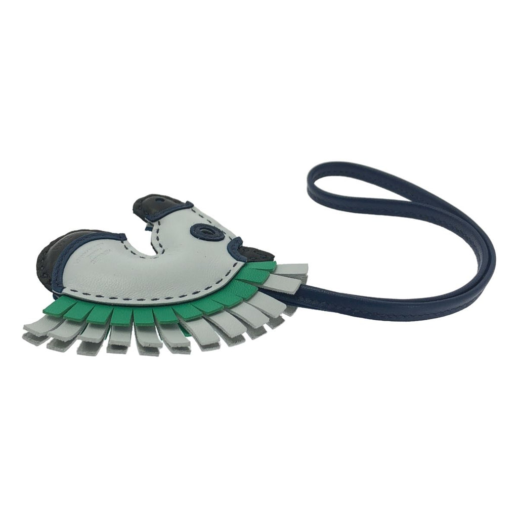 Hermes Ji Gi Kamaiyu Agneau Milo Leather Bag Charm Multicolor — view 4