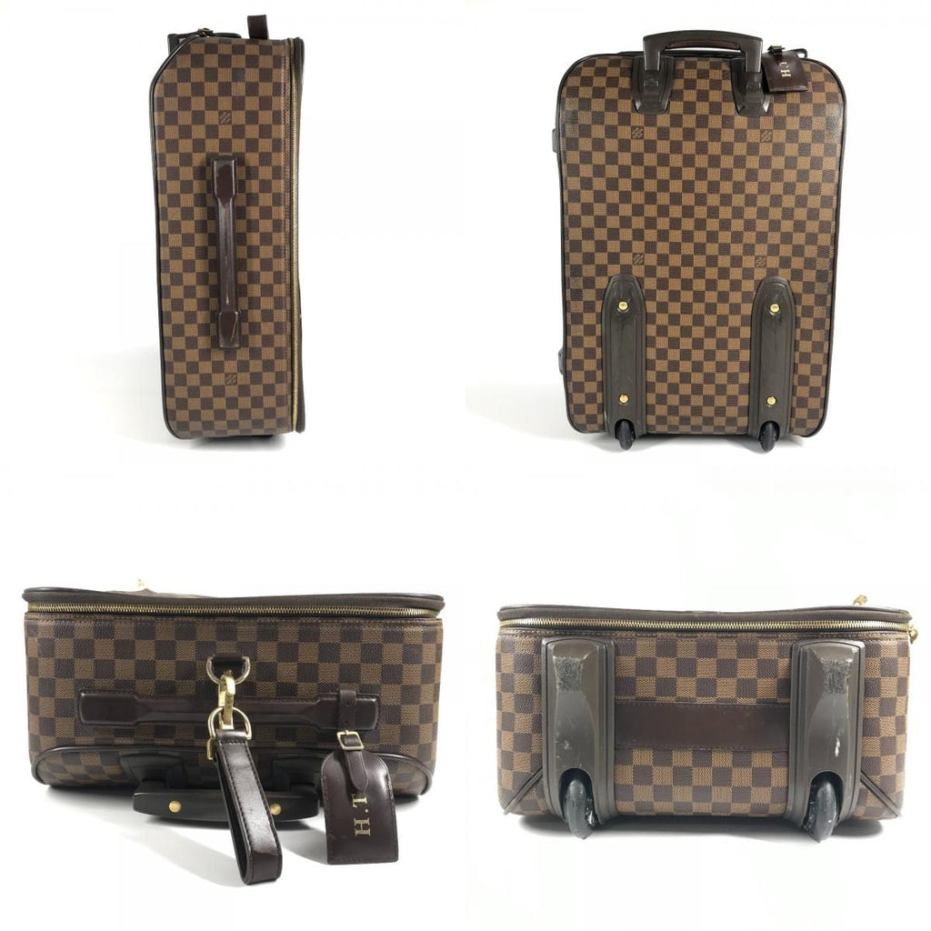 Louis Vuitton Carry Bag Vegas 55 Damier Canvas Ebene Brown — view 7