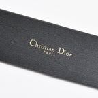 Dior Quake D Buckle Belt Black Leather Gold — view 3