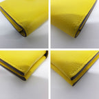 Hermes Card Case Rms Yellow Blue Manufactured Around — view 4