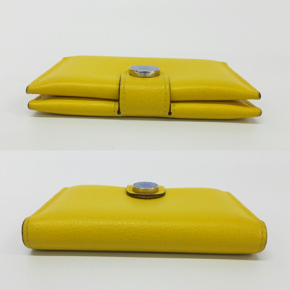 Hermes Card Case Rms Yellow Blue Manufactured Around — view 3