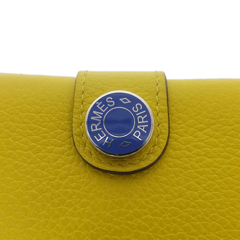 Hermes Card Case Rms Yellow Blue Manufactured Around — view 6