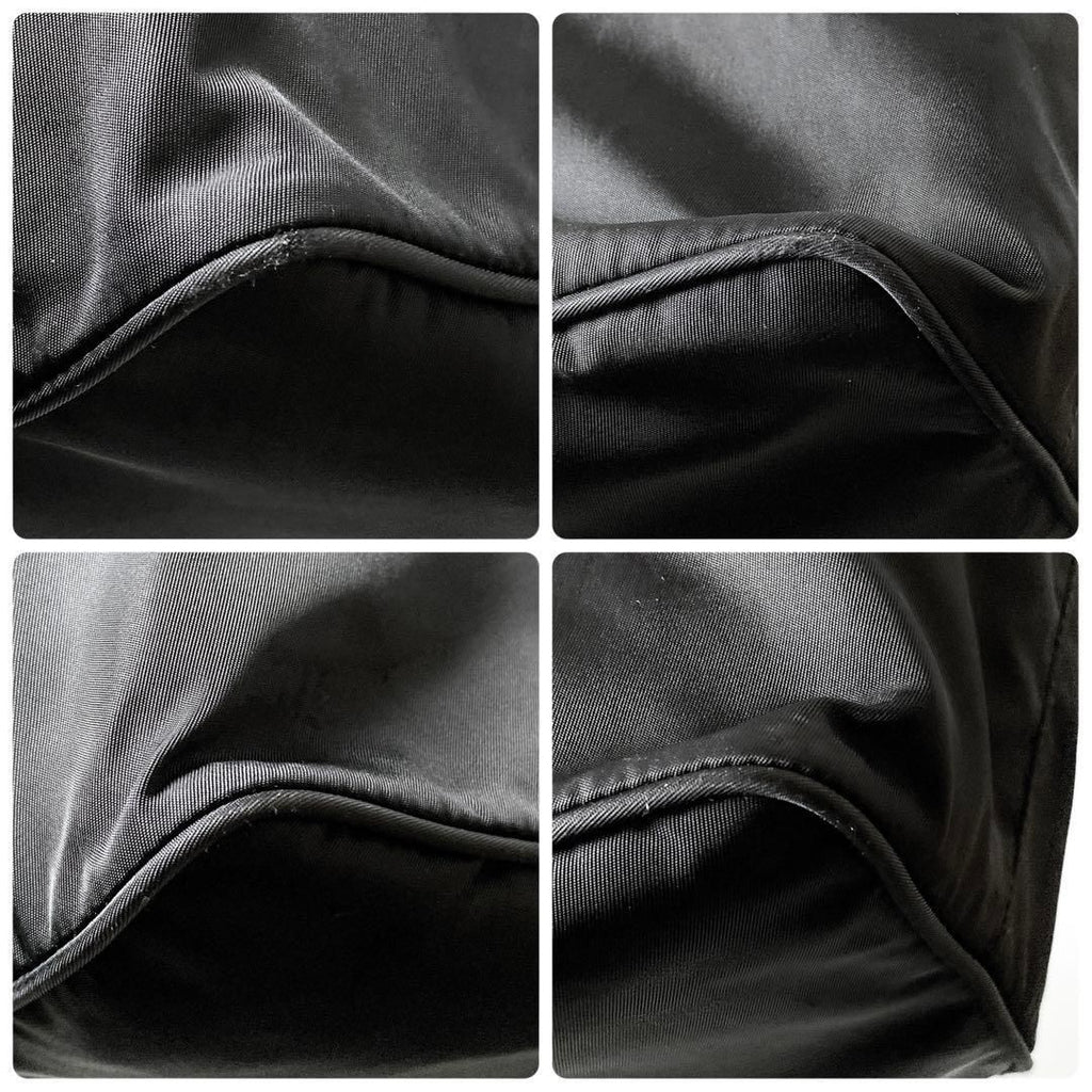 Prada Nylon Shoulder Bag Triangle Logo Black — view 7