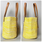 Loewe Anagram Basket Bag Square Yellow — view 4