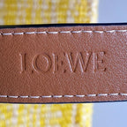 Loewe Anagram Basket Bag Square Yellow — view 8