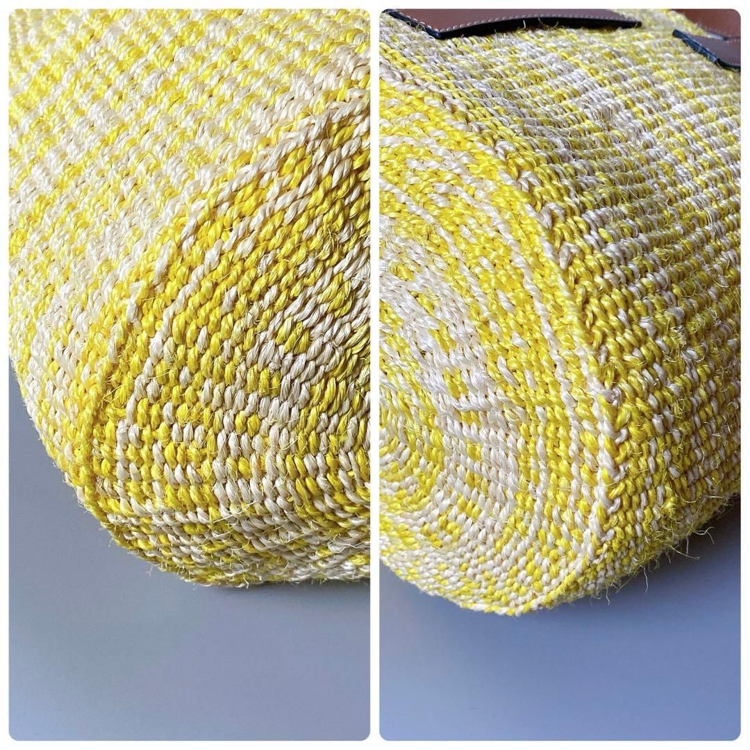 Loewe Anagram Basket Bag Square Yellow — view 6